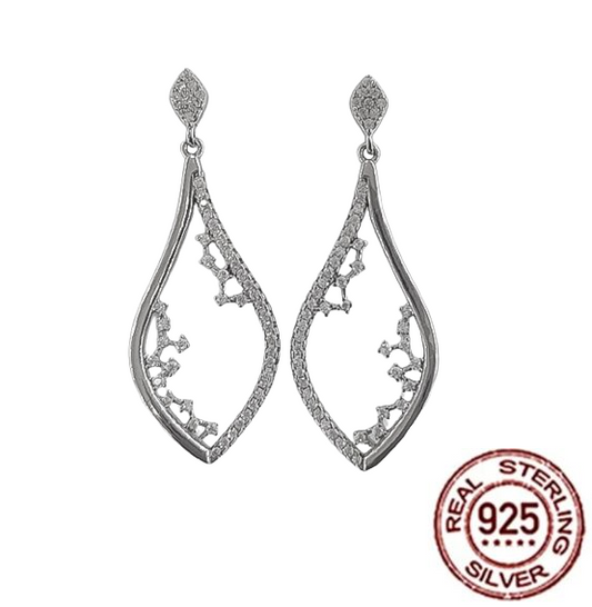 Timeless allure of sterling silver dangler earrings Earrings 92.5 Sterling Silver