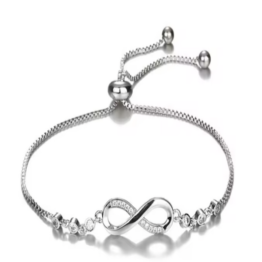 Sterling Silver 925 Infinite Laughing Bracelets