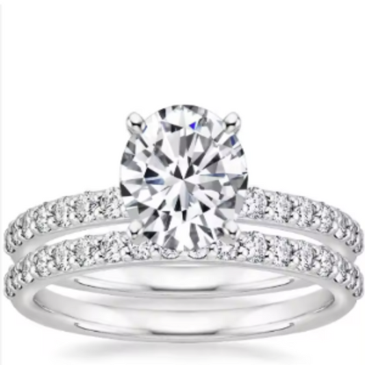 Sterling Silver 925 Solitaire Engagement Ring